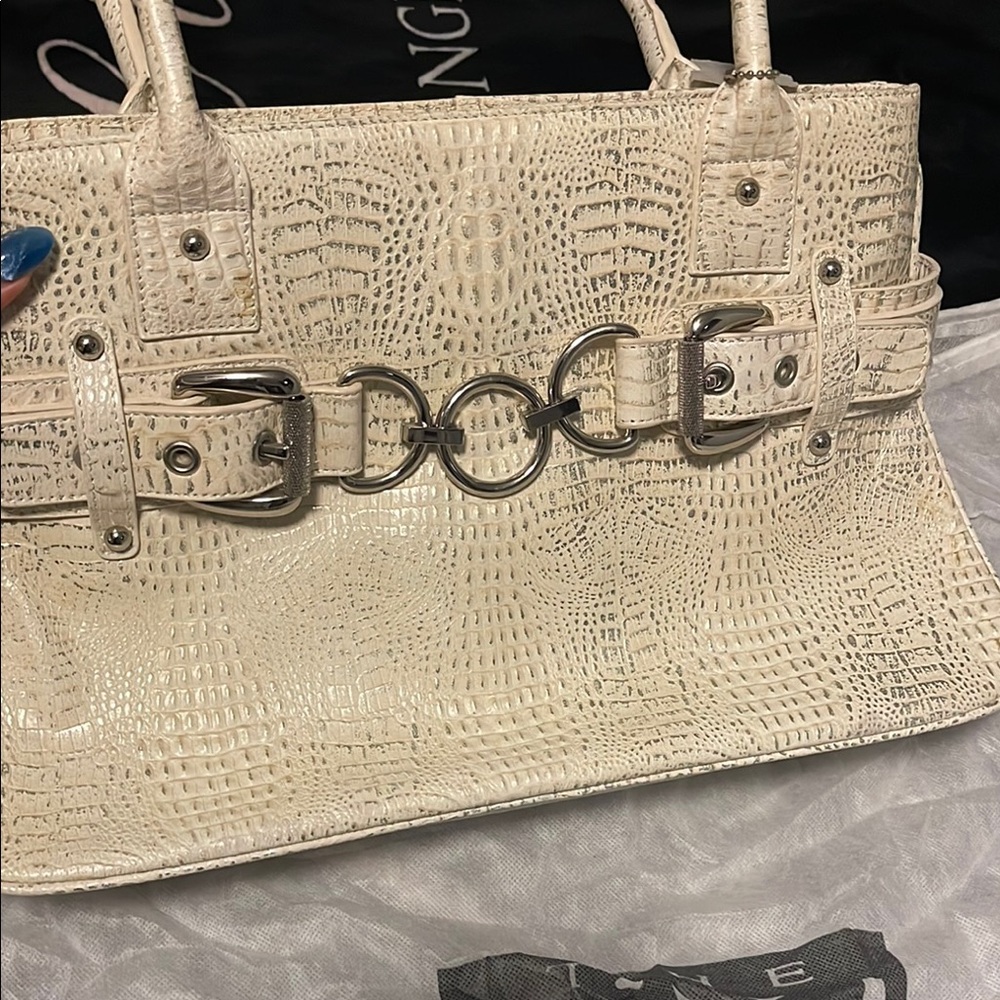 The Find Croco genuine leather bag